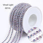 Acmore Crystal Hot Sale SS4-SS12 MI Series Color Shiny Round Stone Glass Silver Claw Rhinestones Chain Art Supplies DIY Accessories