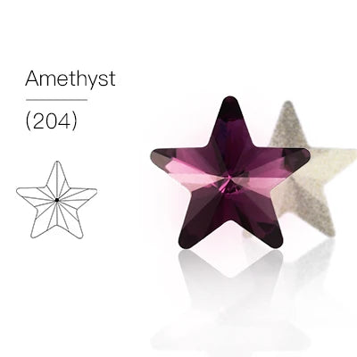 Acmore Crystal Wholesale Star Shape Pointback Crystal Stones K9 Glass Rhinestones for Clothing Nails Decoration