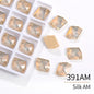 Acmore Crystal Cosmic  New Color Series Sew on Flat Back Glass Stone Crystal Sew on Rhinestone for Clothing Garment
