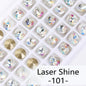 Acmore Crystal High Quality Gemstone Flower K9 Pointback Rhinestone Loose Stones Jewelry Glue on for DIY Decoration Clothing Desgin