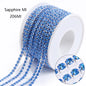 Acmore Crystal Hot Sale SS4-SS12 MI Series Color Shiny Round Stone Glass Silver Claw Rhinestones Chain Art Supplies DIY Accessories