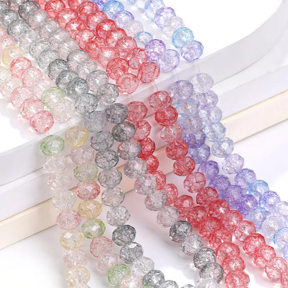 Acmore Crystal New Product Explosion Ice Flower Beads Many Colors DIY Handmade Floral Bead Bracelet Material Accessories