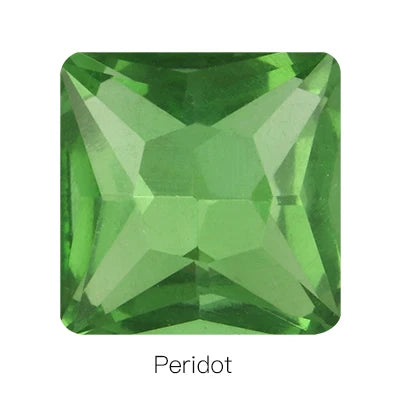 Hot Sale Square Fancy Stone Colorful Crystal Jewelry Point Back Rhinestones
