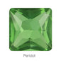 Hot Sale Square Fancy Stone Colorful Crystal Jewelry Point Back Rhinestones