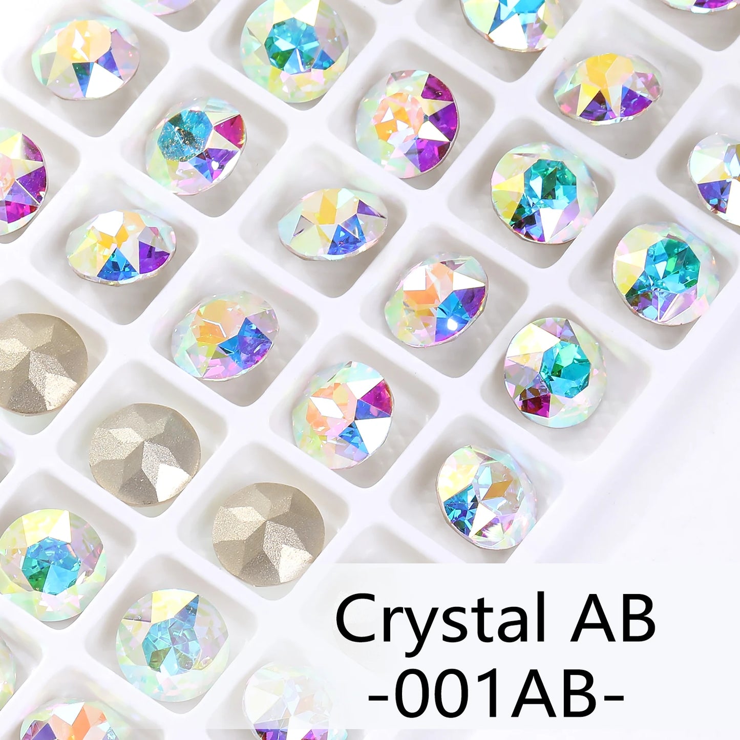 Acmore Crystal High Quality Gemstone Flower K9 Pointback Rhinestone Loose Stones Jewelry Glue on for DIY Decoration Clothing Desgin