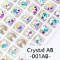 Acmore Crystal High Quality Gemstone Flower K9 Pointback Rhinestone Loose Stones Jewelry Glue on for DIY Decoration Clothing Desgin