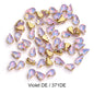 Acmore Crystal Wholesale 6*10mm Teardrop Shape Opal MI Series Sew on Rhinestones  With Golden & Sliver Claw With Garment Accessories