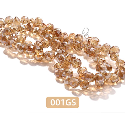 Acmore Crystal  8*10MM Shinning AB Color Faceted Cutting Strawberry  Tear Drop  Crystal Loose Beads Jewelry Accessories