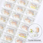 Acmore Crystal Relief Series Long Rhombus Glitter Custom DIY K9 Crystal Bead Jewelry Pendants for Necklace Earring Brooch Women