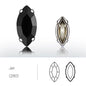Acmore Crystal Navette Sew on Rhinestone With Setting for DIY Apparel Decoration