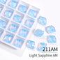 Acmore Crystal Cosmic  New Color Series Sew on Flat Back Glass Stone Crystal Sew on Rhinestone for Clothing Garment