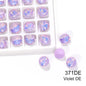 Acmore Crystal High Quality Opal Mocha DE Point Back Rivoli Shape Colorful Rhinestones Glass Crystal DIY Clothes Design