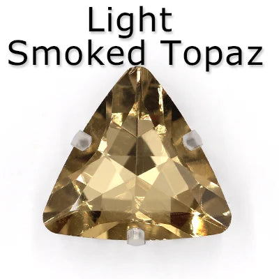Colorful Triangle Crystal Stone With Claw Settings for T-Shirt Loose Rhinestones