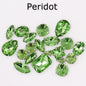 Hot Sell Crystal Buckle Droplet Sew on Rhinestone With Claw for DIY Jewelry Hair Clips Wedding Dess