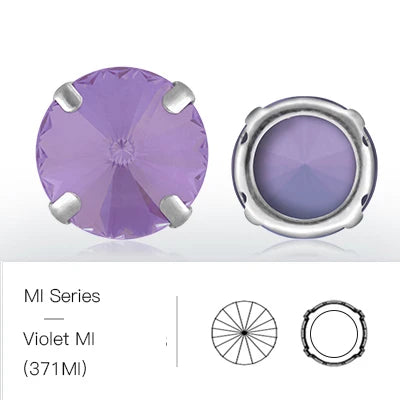 Acmore Crystal K9 Glass Sew on Rhinestones Rivoli Shape Fancy Stone for Clothing Garment