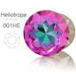 Acmore Crystal Gemstone Flower Round K9 Glass Rhinestones Crystal Pointback Glue on Clothing Making Nail Art Garment Crafts Jewelry