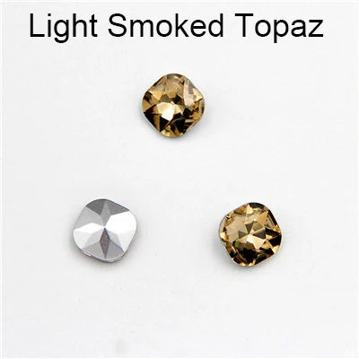 Wholesale Fat Square Fancy Stone Colorful Crystal Stones Crystal Rhinestones Glass Rhinestones Crystal Accessories for Jewelry