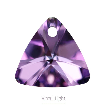 Xichuan Triangle Shaped 8/12mm New China Loose Point Back Crystal Stones Crafts Rhinestone for Jewelry Making Pendant Necklace