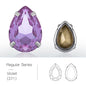 Acmore Crystal K9 Fancy Stone Sew on Rhinestones With 0.4mm Copper Setting for Clothing Sewing