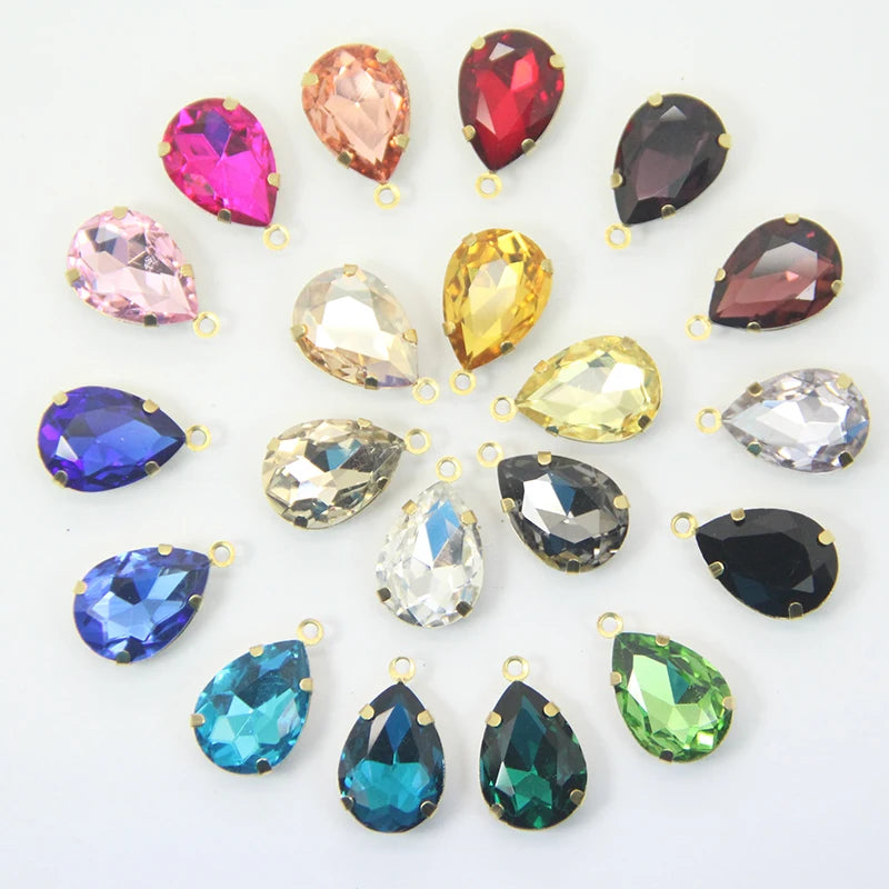 Hot Sale Crystal Stone Pendant With Metal Claw for Necklace Making