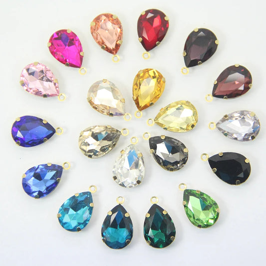 Hot Sale Crystal Stone Pendant With Metal Claw for Necklace Making