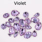 Hot Sell Crystal Buckle Droplet Sew on Rhinestone With Claw for DIY Jewelry Hair Clips Wedding Dess
