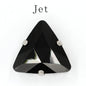 Colorful Triangle Crystal Stone With Claw Settings for T-Shirt Loose Rhinestones