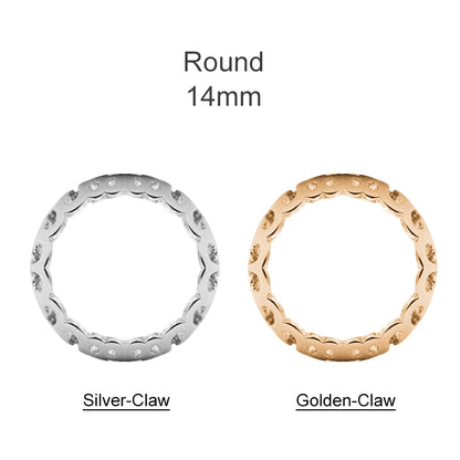 Multi Shape Nest Copper Claw Eco-Friendly DIY Rhinestones Sewing Accessories Sew on Stones With Setting
