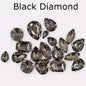 Hot Sell Crystal Buckle Droplet Sew on Rhinestone With Claw for DIY Jewelry Hair Clips Wedding Dess