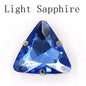 Colorful Triangle Crystal Stone With Claw Settings for T-Shirt Loose Rhinestones