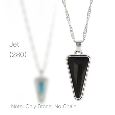 Acmore Crystal Fancy Derlta Shaped High Quality K9 Glass Alloy Pendant Necklace Jewelry Making Crystal Stone Earring Brooch Accessories