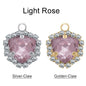 Xichuan Fat Triangle Shaped Crystal Stone K9 Glass Sew on Cup Chain Setting Shiny Colors Rhinestone Crafts Pendant Necklace