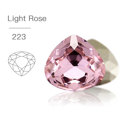 Acmore Crystal Wide Pear Shape 13 Colors 12*13mm Fancy Pointback Loose Crystal Beads Stones Jewelry Making Accessories Rhinestones