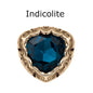 Wholesale Golden Nest Claw Triangle Sew on Stones Crystal Rhinestones With Claw for Dresses
