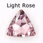 Colorful Triangle Crystal Stone With Claw Settings for T-Shirt Loose Rhinestones