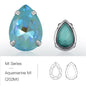Acmore Crystal High Quality MI Sew on Stone Glass Rhinestone With Claw Setting for Point Back Nail Stones Decoration
