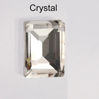 Acmore Crystal Wholesale Rectangle Point Back Fancy Rhinestone Jewelry Garment Bags Accessories