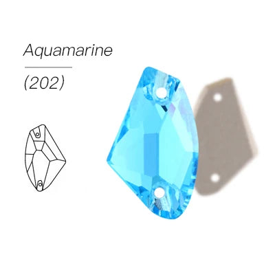 Xichuan Top Quality Jewelry Galactic Sew on Stone Glass Crystal Stones Flat Back Rhinestones for Sewing Craft Dress