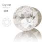 Acmore Crystal Gemstone Flower Round K9 Glass Rhinestones Crystal Pointback Glue on Clothing Making Nail Art Garment Crafts Jewelry