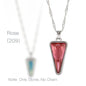 Acmore Crystal Fancy Derlta Shaped High Quality K9 Glass Alloy Pendant Necklace Jewelry Making Crystal Stone Earring Brooch Accessories