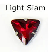 Colorful Triangle Crystal Stone With Claw Settings for T-Shirt Loose Rhinestones