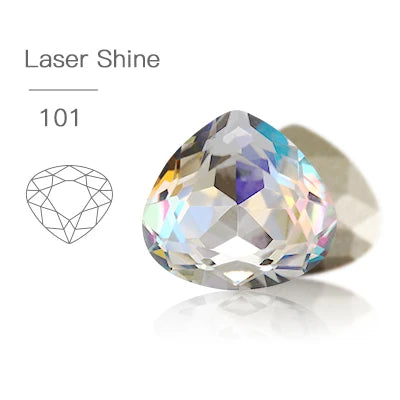 Acmore Crystal Wide Pear Shape 13 Colors 12*13mm Fancy Pointback Loose Crystal Beads Stones Jewelry Making Accessories Rhinestones