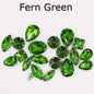 Hot Sell Crystal Buckle Droplet Sew on Rhinestone With Claw for DIY Jewelry Hair Clips Wedding Dess