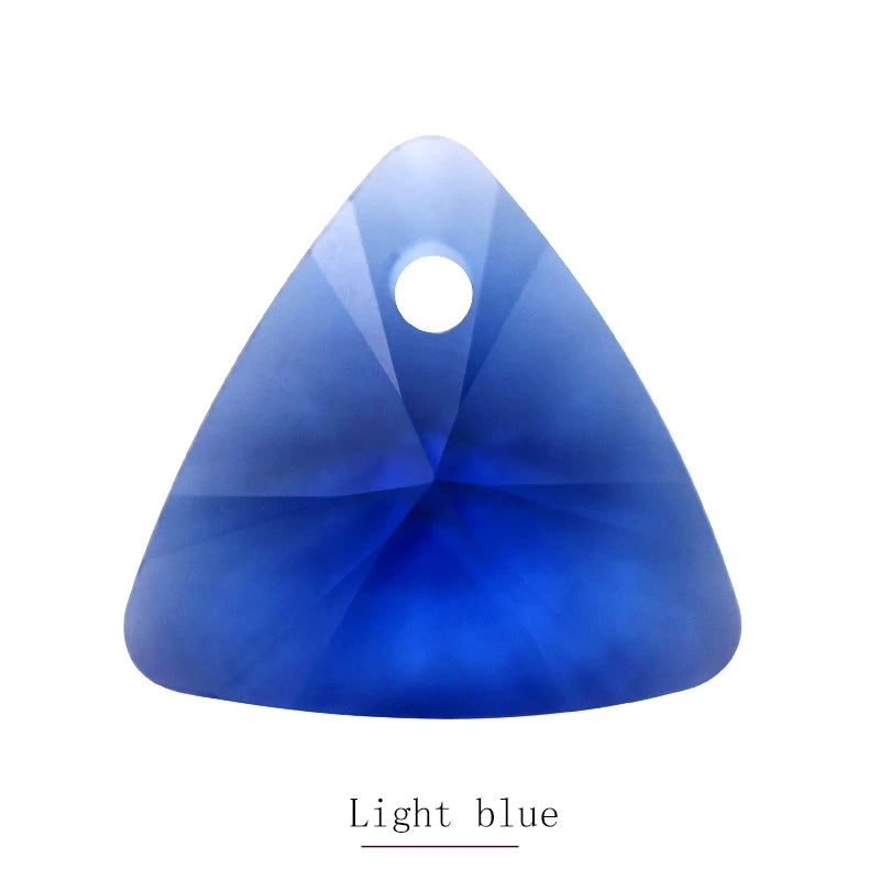 Xichuan Triangle Shaped 8/12mm New China Loose Point Back Crystal Stones Crafts Rhinestone for Jewelry Making Pendant Necklace