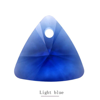 Xichuan Triangle Shaped 8/12mm New China Loose Point Back Crystal Stones Crafts Rhinestone for Jewelry Making Pendant Necklace