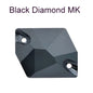 Crystals  K9 Sew-On Stone Sewing Crystal AB Stones Sew on Mirror Rhinestone for Dress Garment Shoes Bags