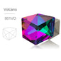 Acmore Crystal New Design K9 Glass Tilted Dice Shape Pointback Fancy Rhinestones for Jewelry Accessories and Crystal Craft