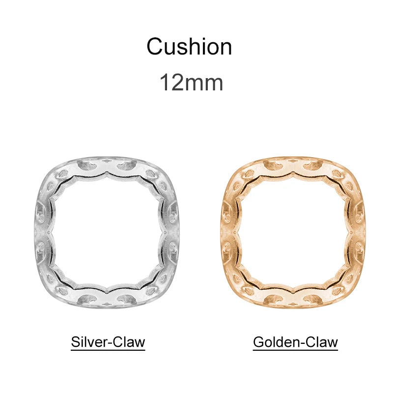 Multi Shape Nest Copper Claw Eco-Friendly DIY Rhinestones Sewing Accessories Sew on Stones With Setting