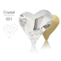 Acmore Crystal Sweet Heart Fancy Shaped Pointback K9 Glass Rhinestones Crystal Stones Crafts for Jewelry Making Garment Decoration