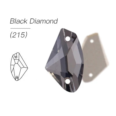 Xichuan Top Quality Jewelry Galactic Sew on Stone Glass Crystal Stones Flat Back Rhinestones for Sewing Craft Dress